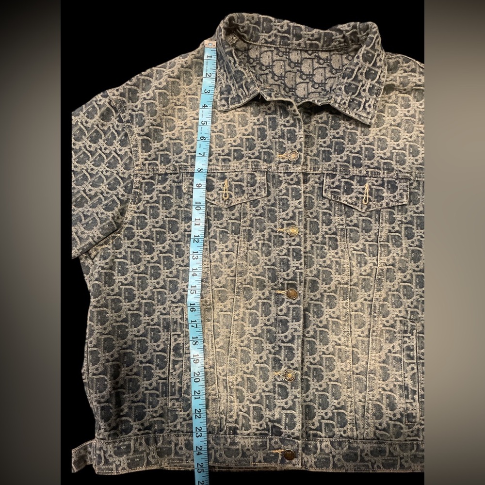 Dior Blue Patterned Jacket - Picture 4 of 4